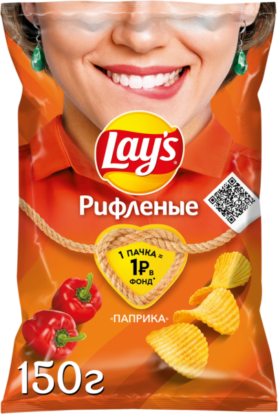 Чипсы картофельные LAY'S Рифленые Паприка